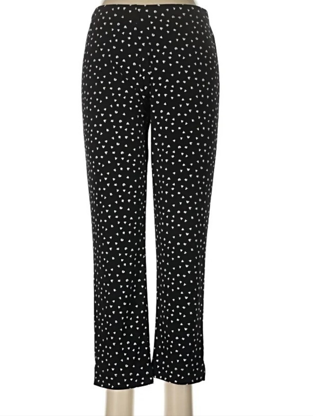 Ciara Sun Woo Black Pants with White Print